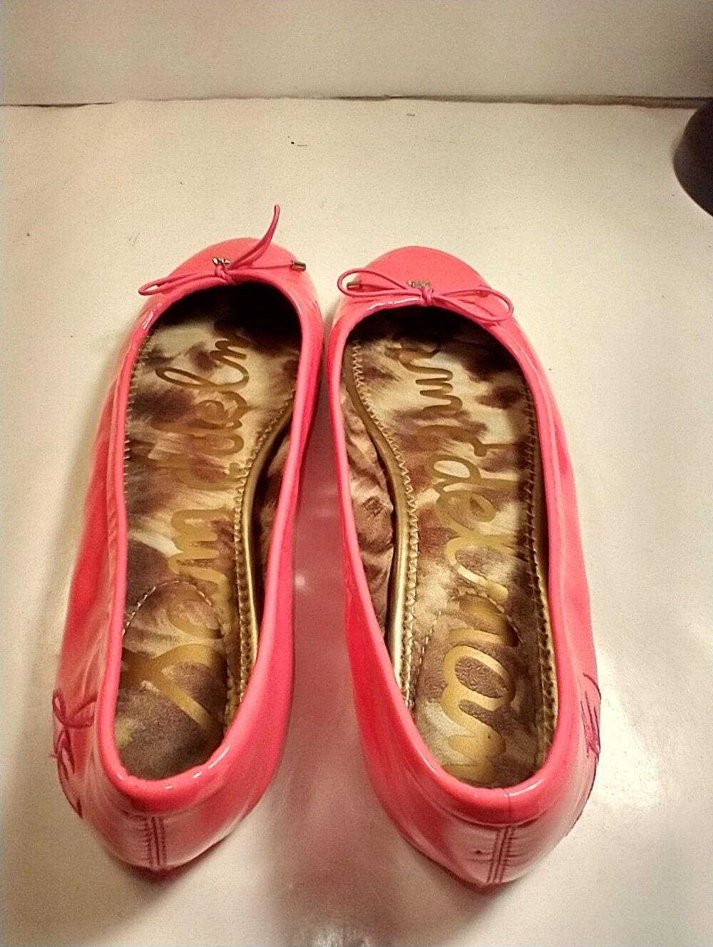 Sam Edelman Felicia Pink Patent Leather Ballet Flats Shoes Women's sz 7.5M. - Picture 8 of 12